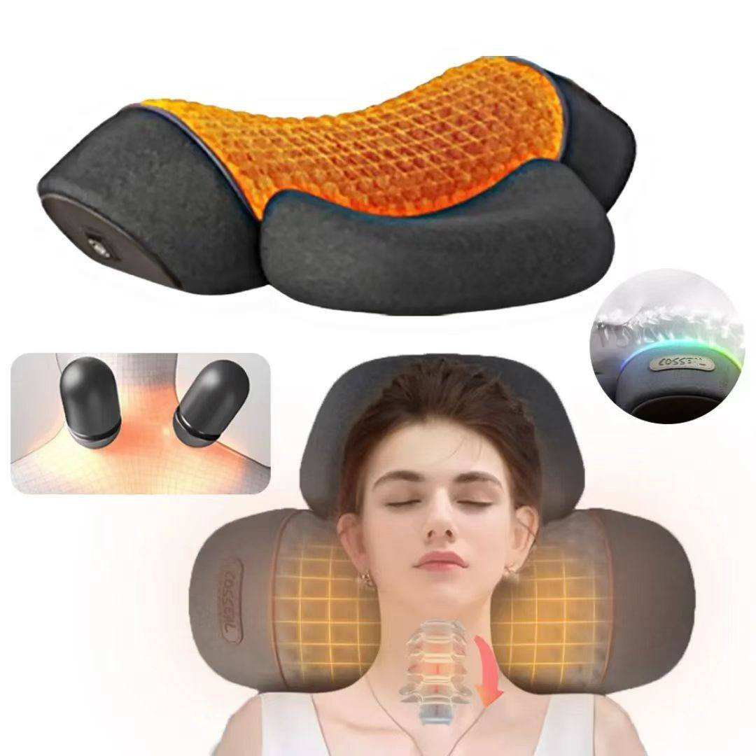 Almohada de Masaje con Compresión Caliente y Vibración