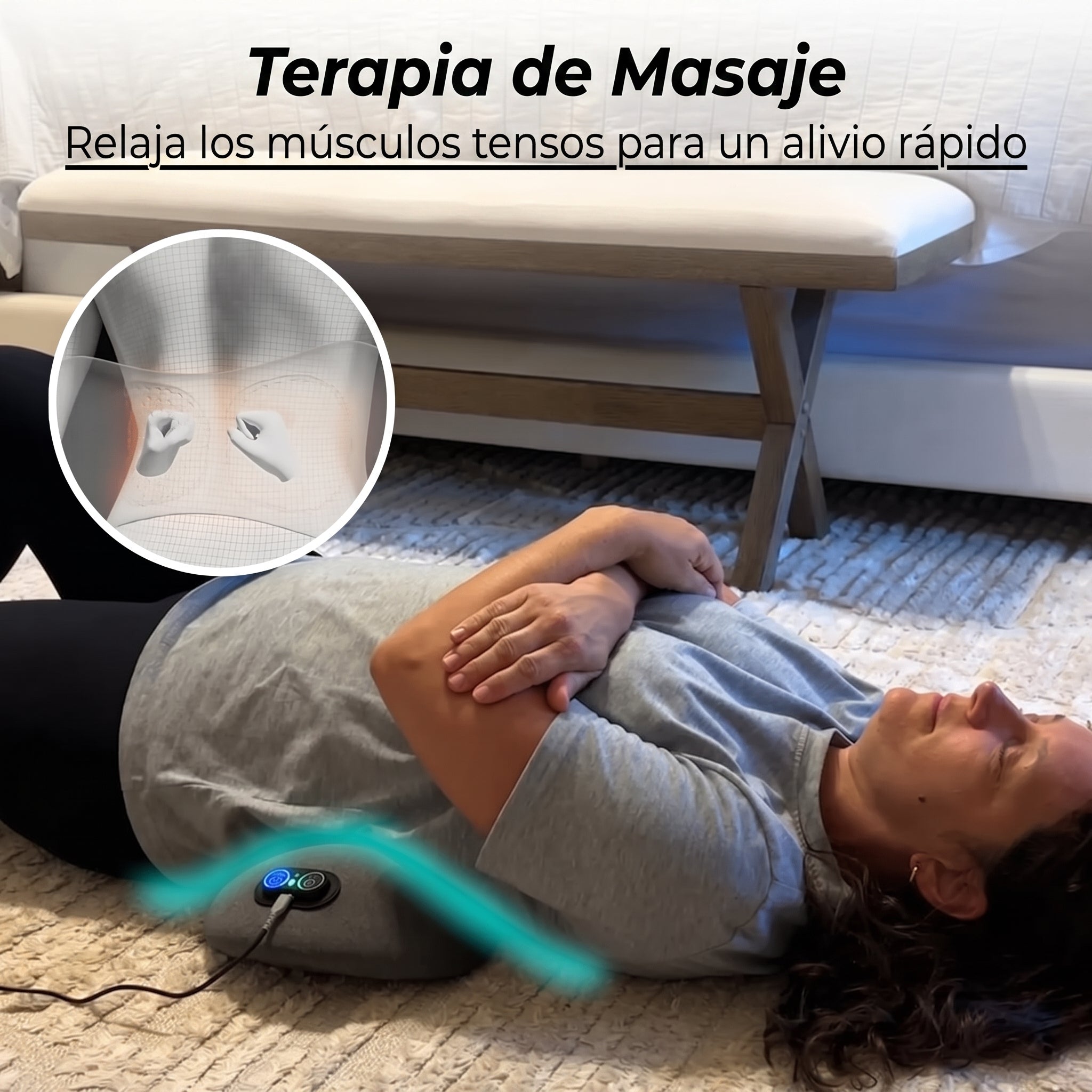 Triple Fusion Back Massager with Heat